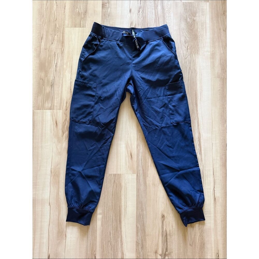Med couture Navy Drawstring Jogger Scrub Pants